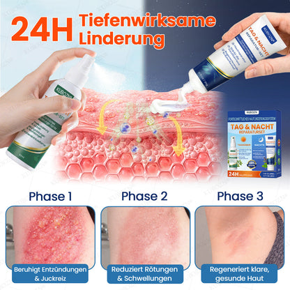 KUBOZN® Eczem & Neurodermitis Set – 24h Pflege bei Juckreiz, Rötungen & geschädigter Haut