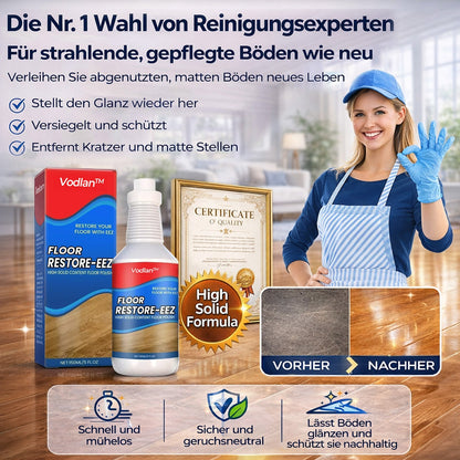 KUBOZN® Floor Restorer – Hochglanz-Finish & Versiegelung ohne Giftstoffe