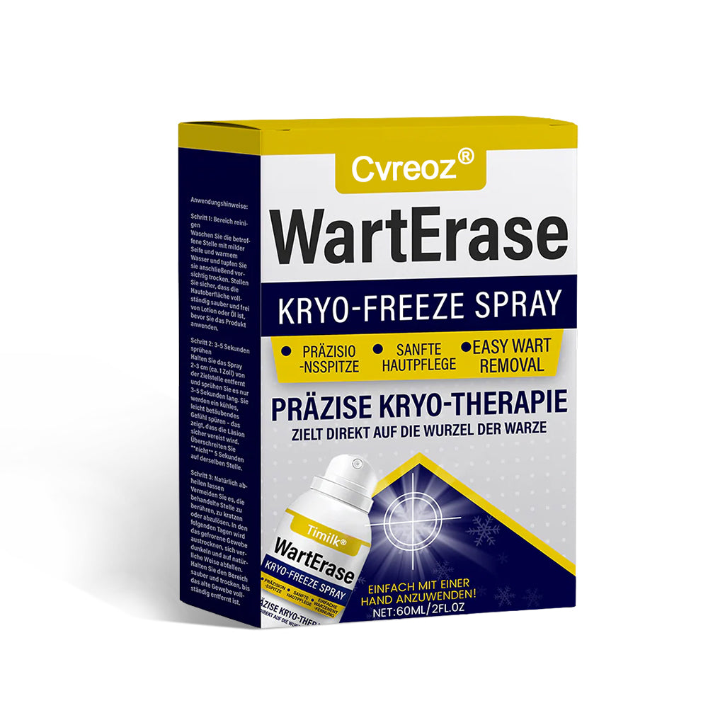 ❄️ Cvreoz® WartErase Cryo-Freeze Spray — Schnelle Entfernung von Warzen & Hautanhängseln