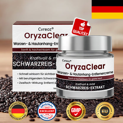 ⭐ Cvreoz® OryzaClear – Schwarzreis-Extrakt Creme gegen Hautanhänge & raue Stellen – sanft, pflanzlich & sichtbar wirksam (Offer)