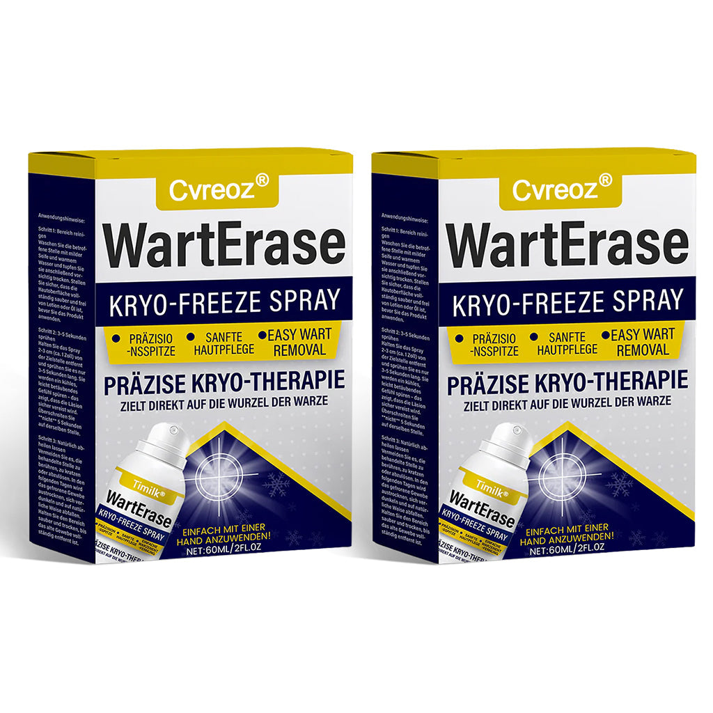 ❄️ Cvreoz® WartErase Cryo-Freeze Spray — Schnelle Entfernung von Warzen & Hautanhängseln