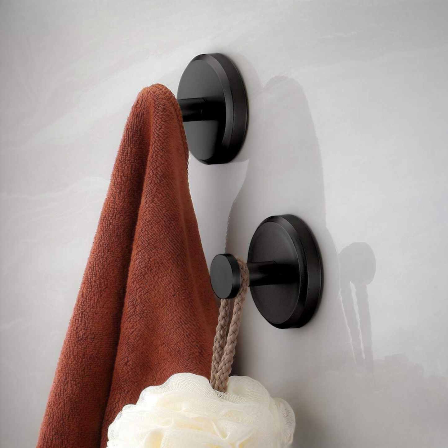 Stainless steel suction cup hooks, no drilling required – super strong suction, rust-proof, and removable without leaving marks