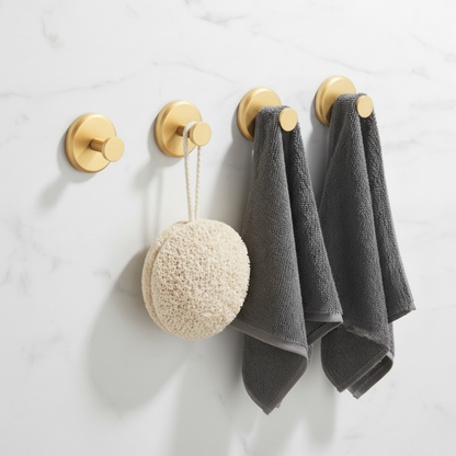 Stainless steel suction cup hooks, no drilling required – super strong suction, rust-proof, and removable without leaving marks