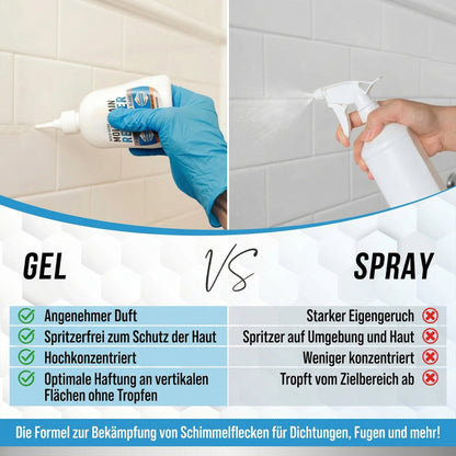 KUBOZN® Anti-Schimmel-Gel – Wirkt tiefenwirksam gegen Schwarzschimmel ohne Kraftaufwand