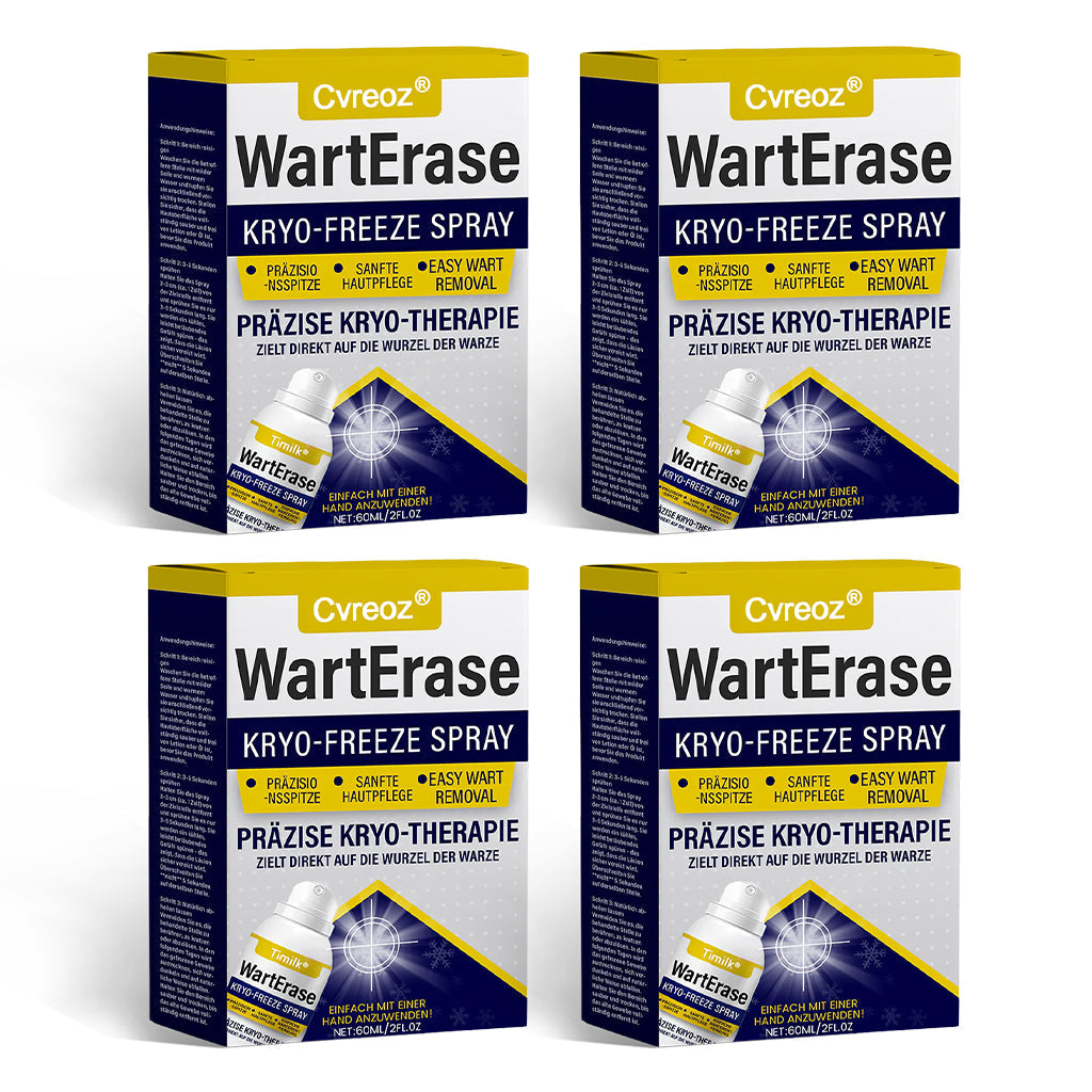 ❄️ Cvreoz® WartErase Cryo-Freeze Spray — Schnelle Entfernung von Warzen & Hautanhängseln