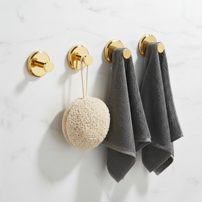Stainless steel suction cup hooks, no drilling required – super strong suction, rust-proof, and removable without leaving marks