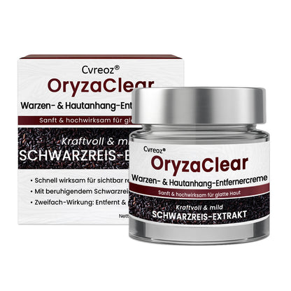 ⭐ Cvreoz® OryzaClear – Schwarzreis-Extrakt Creme gegen Hautanhänge & raue Stellen – sanft, pflanzlich & sichtbar wirksam (Offer)
