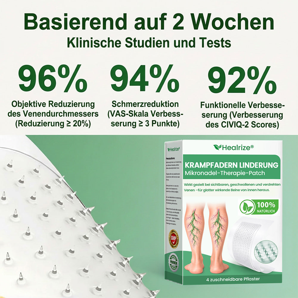 👨‍⚕️🔥Healrize® VeinEase Mikronadel-Technologie⚡Spürbare Wirkung in Tagen – nachhaltige Verbesserung (offer)