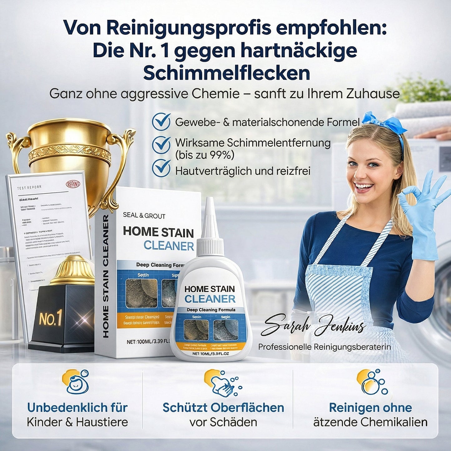 KUBOZN® Anti-Schimmel-Gel – Wirkt tiefenwirksam gegen Schwarzschimmel ohne Kraftaufwand