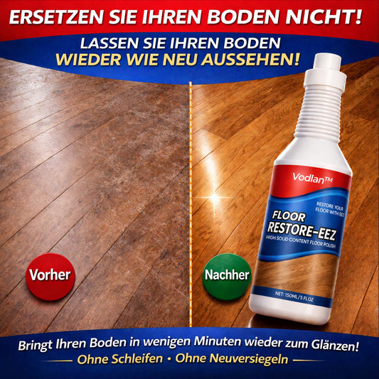 KUBOZN® Floor Restorer – Hochglanz-Finish & Versiegelung ohne Giftstoffe