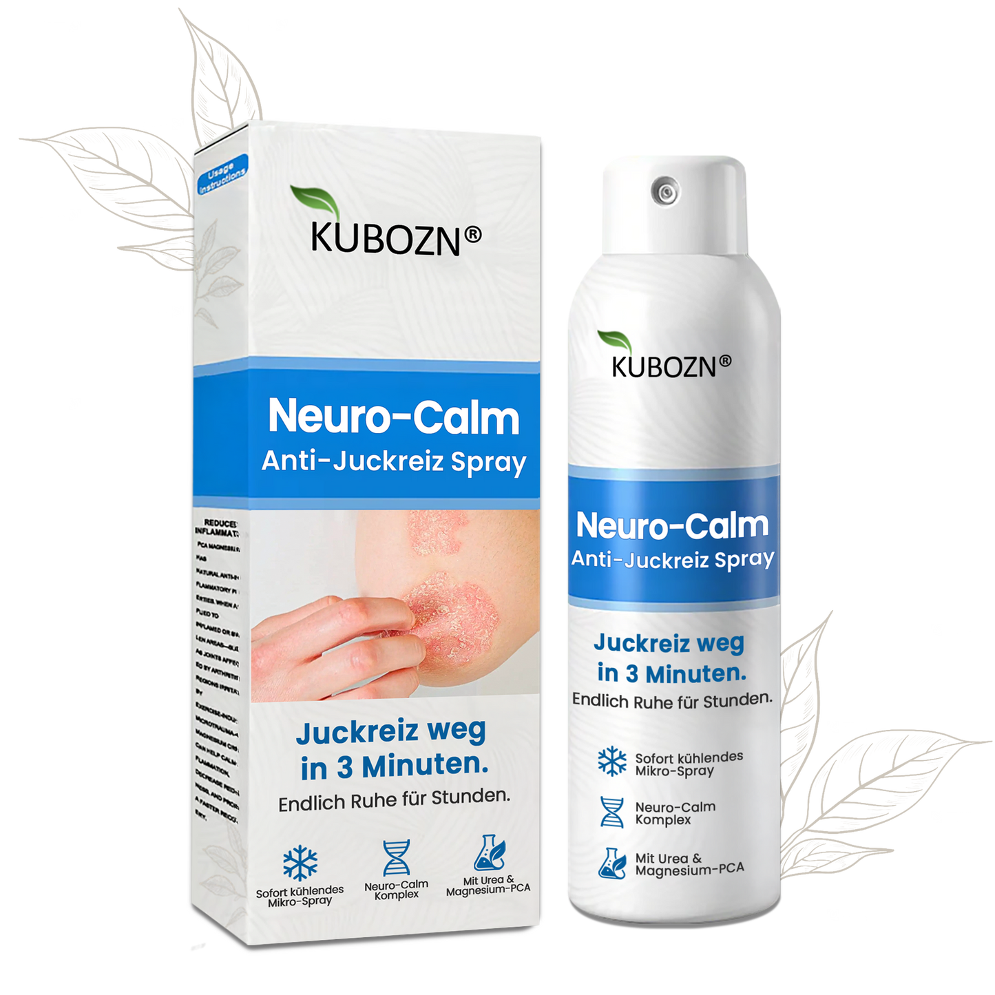 ✅Kubozn® Magnesium Kräuter-Psoriasis Spray  (offer)