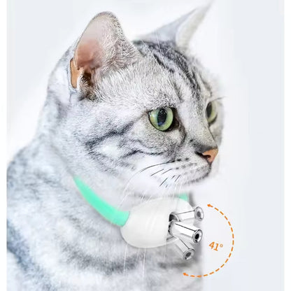 Intelligent Infrared Laser Cat Collar with Interactive Toys