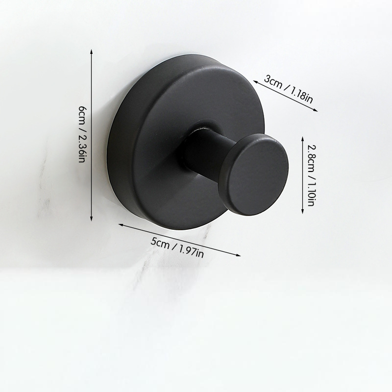 Stainless steel suction cup hooks, no drilling required – super strong suction, rust-proof, and removable without leaving marks