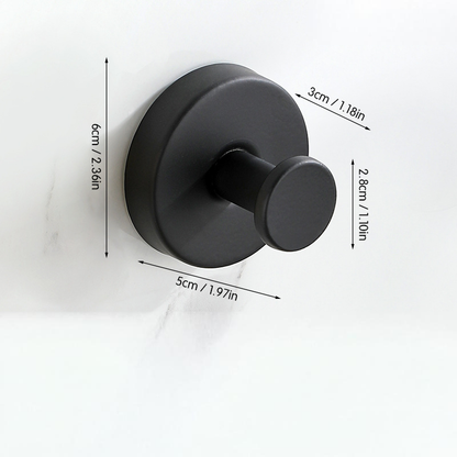 Stainless steel suction cup hooks, no drilling required – super strong suction, rust-proof, and removable without leaving marks