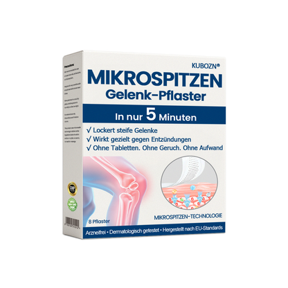 ✅ KUBOZN® Mikrospitzen-Gelenkpflaster – Spürbare Linderung in nur 5 Minuten