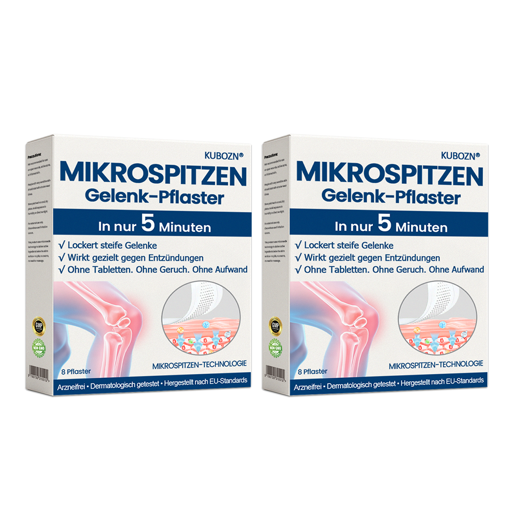 ✅ KUBOZN® Mikrospitzen-Gelenkpflaster – Spürbare Linderung in nur 5 Minuten
