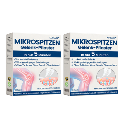 ✅ KUBOZN® Mikrospitzen-Gelenkpflaster – Spürbare Linderung in nur 5 Minuten