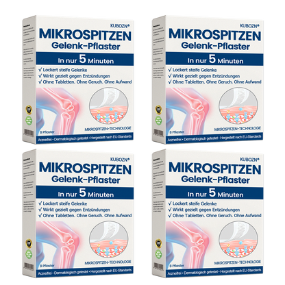 ✅ KUBOZN® Mikrospitzen-Gelenkpflaster – Spürbare Linderung in nur 5 Minuten