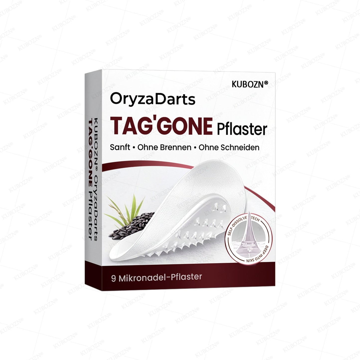 KUBOZN® OryzaDarts TAG’GONE – Schmerzfreie Entfernung an der Wurzel dank Schwarzer-Reis-Mikrotechnologie ✨ (offer)