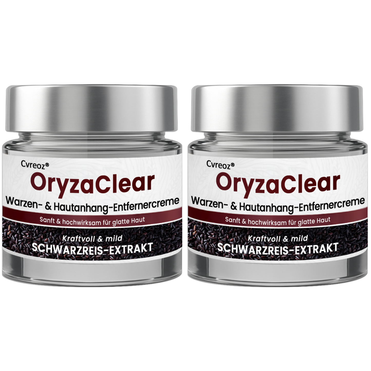 ⭐ Cvreoz® OryzaClear – Schwarzreis-Extrakt Creme gegen Hautanhänge & raue Stellen – sanft, pflanzlich & sichtbar wirksam (Offer)