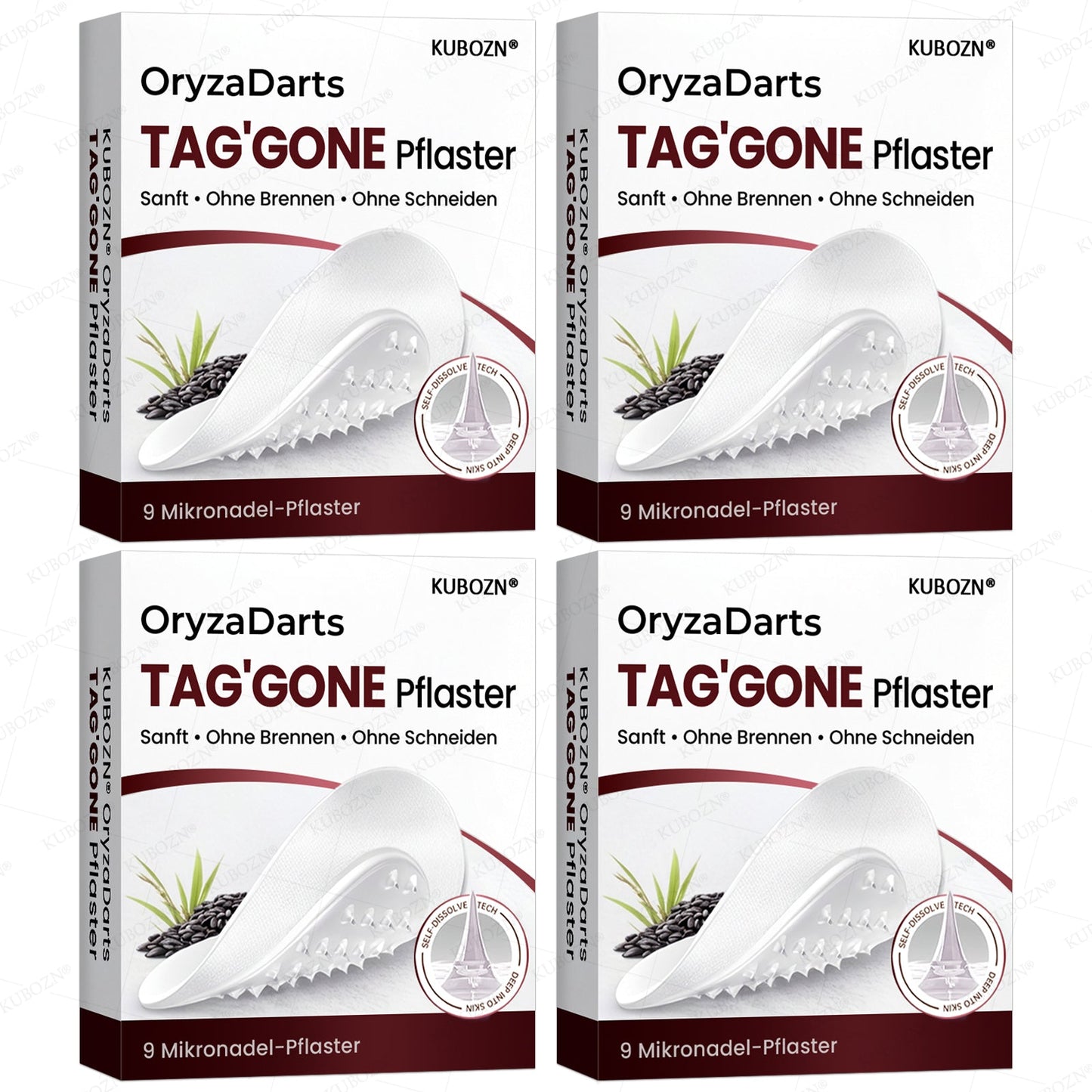 KUBOZN® OryzaDarts TAG’GONE – Schmerzfreie Entfernung an der Wurzel dank Schwarzer-Reis-Mikrotechnologie ✨ (offer)