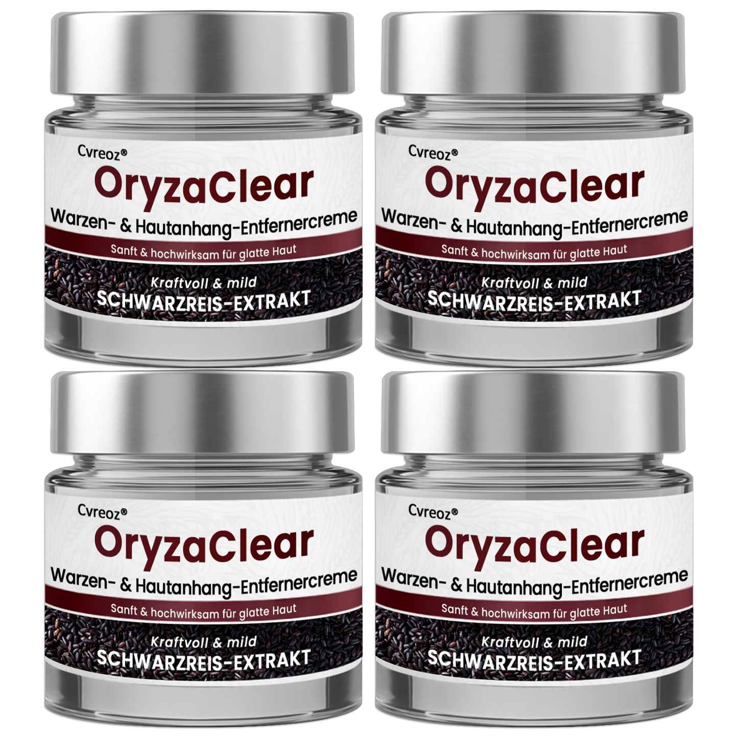 ⭐ Cvreoz® OryzaClear – Schwarzreis-Extrakt Creme gegen Hautanhänge & raue Stellen – sanft, pflanzlich & sichtbar wirksam (Offer)
