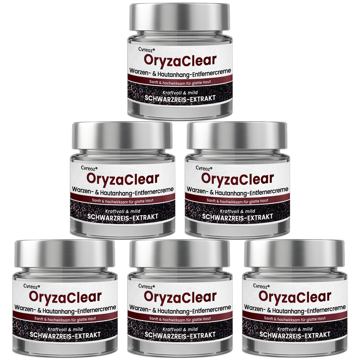 ⭐ Cvreoz® OryzaClear – Schwarzreis-Extrakt Creme gegen Hautanhänge & raue Stellen – sanft, pflanzlich & sichtbar wirksam (Offer)