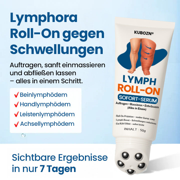 KUBOZN® DE | Offizieller EU-Shop — Lymph-Entlastungs-Roll-On – Klinisch inspirierte Lösung zur Reduzierung von Lymphschwellungen und zur Wiederherstellung eines gesunden Lymphflusses ⚕️