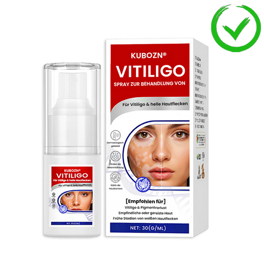 Kubozn® Spray gegen Vitiligo — Dermatologisch getestet, pflanzlich & steroidfrei